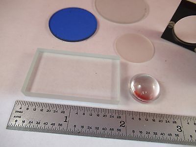 LOT OPTICAL LENS FILTER ETC OPTICS AS PICTURED &W1-A-19