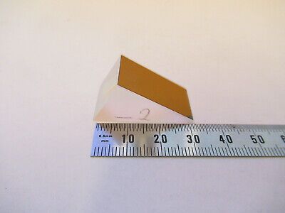 GLASS OPTICAL PRISM OPTICS MICROSCOPE PART AS PICTURED P9-A-71