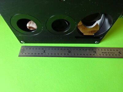 MICROSCOPE PART REICHERT POLYVAR FILTER BLOCK SLIDE 413685 OPTICS AS IS #L5-B-02