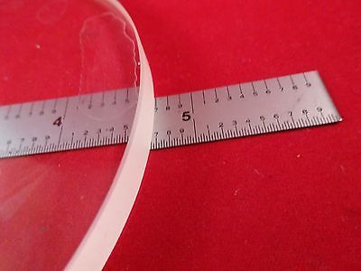 OPTICAL LARGE  CONVEX CONCAVE LENS MIL SPEC LASER OPTICS AS IS BIN#Q7-C-09