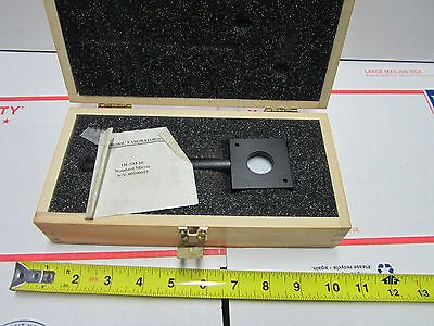 OPTICAL STANDARD MIRROR IN WOODEN BOX LASER OPTICS AS IS BIN#B4