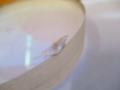 OPTICAL MIL SPEC LARGE BI CONVEX LENS [chipped LASER OPTICS AS PICTURED &8M-A-03