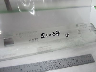 MICROSCOPE PART HEIDENHAIN GERMANY C10 POSITIONING RULER OPTICS AS IS BIN#S1-07