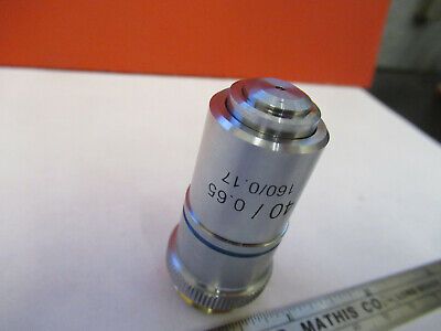 AMSCOPE OBJECTIVE LENS 40X /160 OPTICS MICROSCOPE PART AS PICTURED &8z-a-118