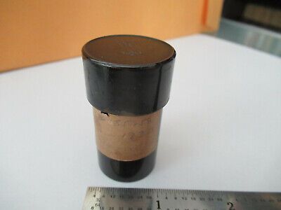 CARL ZEISS EMPTY OBJECTIVE CAN "90"  MICROSCOPE PART AS PICTURED #F2-A-44