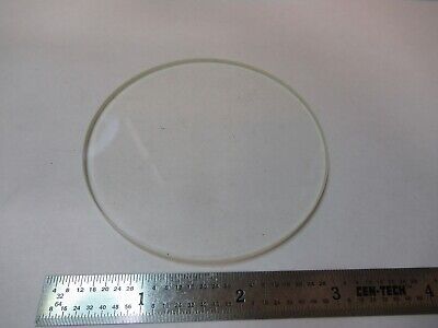 GLASS STAGE PLATE MICROSCOPE PART OPTICS AS PICTURED &7B-B-199