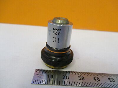 OLYMPUS JAPAN OBJECTIVE 10X LENS OPTICS MICROSCOPE PART AS PICTURED &P4-A-48