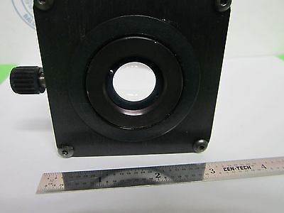 OPTICAL CALCIUM FLUORIDE LENS MOUNTED INFRARED LASER OPTICS AS IS BIN#F5-R-07