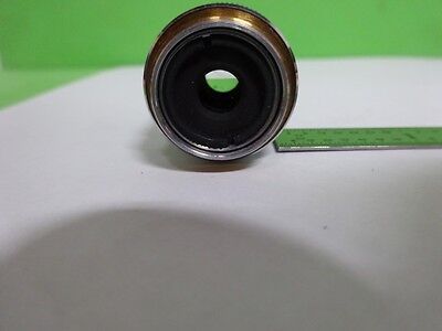 MICROSCOPE PART NIKON OBJECTIVE M PLAN 40X OPTICS AS IS BIN#72-50