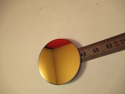 OPTICAL THICK SILICON GOLD PLATED MIRROR INFRARED OPTICS AS PICTURED &FT-4-85