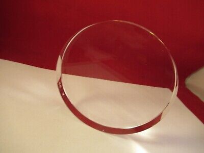 OPTICAL FLAT 4" DIAMETER FUSED SILICA 1/10 WAVE LASER OPTICS AS PICTURED 29-A-02