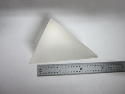 OPTICAL PRISM FROSTED, BUT ONE SIDE POLISHED ?? OPTICS DWR#3-D-15