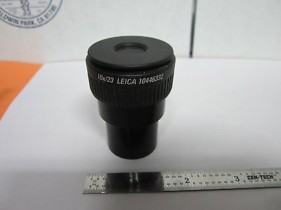 OPTICAL MICROSCOPE POLYVAR REICHERT LEICA EYEPIECE 10X/23 OPTICS BIN#A3-H-3