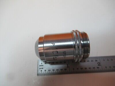 LEITZ GERMANY POL OBJECTIVE 10X P MICROSCOPE OPTICS PART AS PICTURED &16-A-92