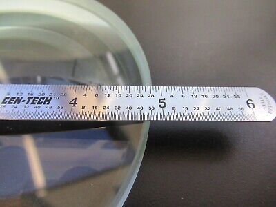 HUGE OPTICAL GLASS LENS BI CONCAVE LASER OPTICS AS PICTURED &5M-A-40