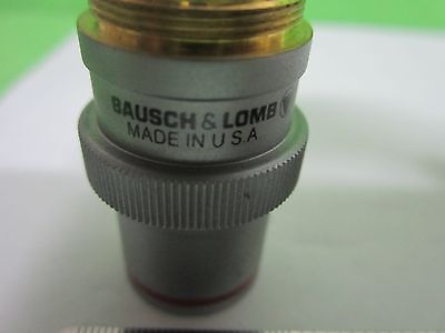 MICROSCOPE PART OBJECTIVE INDUSTRIAL BAUSCH LOMB 5X OPTICS AS IS BIN#65-36