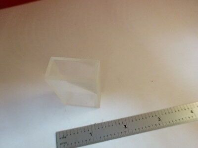 QUARTZ CUVETTE ANALYTICAL UV GRADE  PART OPTICS AS IS #86-14