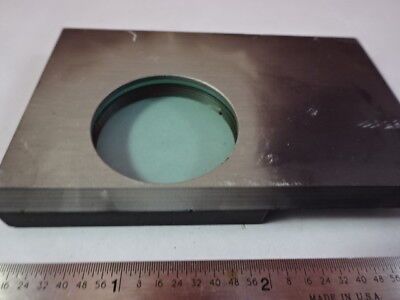 FILTER SLIDE AUS JENA ZEISS NEOPHOT GERMANY OPTICS MICROSCOPE PART AS IS #93-16