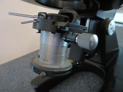 OPTICAL VINTAGE ANTIQUE MICROSCOPE ERNST LEITZ PETROGRAPH ?? AS IS OPTICS #LOBBY