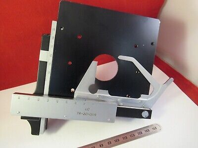 LEITZ GERMANY HM-LUX STAGE TABLE MICROSCOPE PARTS OPTICS AS PICTURED &8-A-51