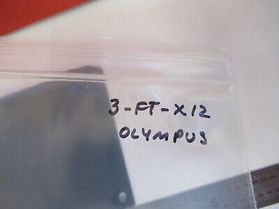 OLYMPUS JAPAN FLAT MIRROR OPTICS ILLUMINA MICROSCOPE PART AS PICTURED &3-FT-X12