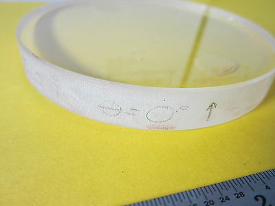 OPTICAL LENS FILTER UV ULTRAVIOLET chipped on edge LASER OPTICS  BIN#D1-03