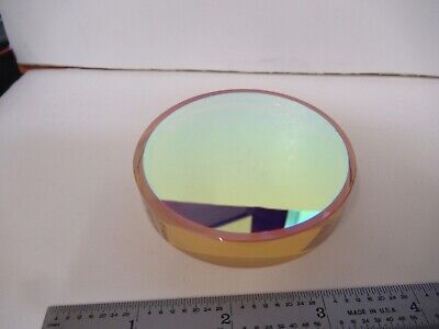 OPTICAL FLAT COATED 3" DIAMETER ZERODUR LASER OPTICS AS PICTURED &16-A-09