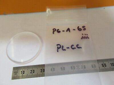 OPTICAL LENS PL CC PLANO CONCAVE FUSED SILICA LASER OPTICS AS PICTURED &P6-A-65