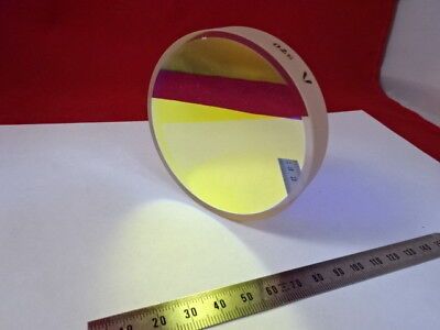 OPTICAL FLAT ZERODUR DICHROIC SPIEGEL 1/10 WELLENLASEROPTIK WIE ABGEBILDET &amp;6-A-24