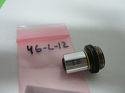 OPTICAL MICROSCOPE PART Nikon objective 10x OPTICS BIN#46-L-12