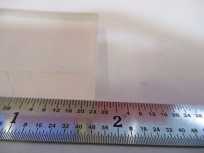 OPTICAL SQUARE GLASS BLOCK FROSTED POLISH DULL SIDES OPTICS AS PICTURED &B9-A-21