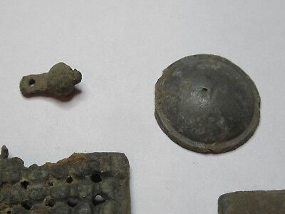 ANTIQUE BRASS BRONZE LOT MEDIEVAL ??? from EUROPE BOG FIND AS PICTURED &3-DT-08