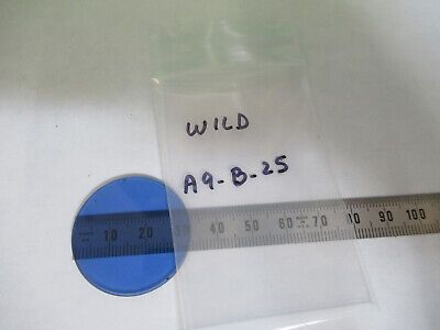 WILD HEERBRUGG SWISS BLUE GLASS FILTER MCIROSCOPE TEIL WIE ABGEBILDET &amp;A9-B-25 