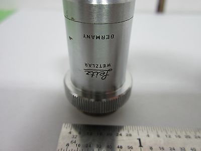 MICROSCOPE OBJECTIVE LEITZ PL 16X GERMANY OPTICS AS IS BIN#M3-89