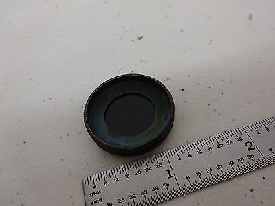 MICROSCOPE PART DARK FILTER OPTICS AS IS BIN#M4-95