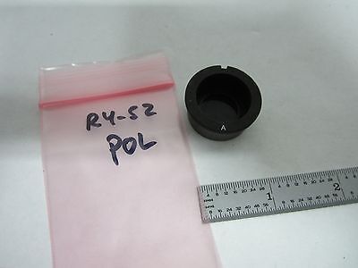 OPTICAL MICROSCOPE PART POLARIZER ANALYZER POL OPTICS BIN#R4-52