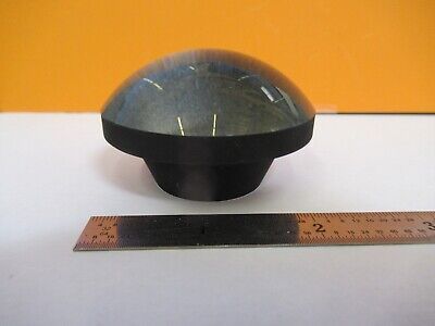 LARGE HIGHLY CONVEX OPTICAL LENS RARE OPTICS MIL SPEC AS PICTURED &8M-A-58