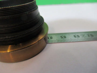 ANTIQUE BRASS BAUSCH LOMB 1880's CONDENSER MICROSCOPE PART AS PICTURED #H3-A-03