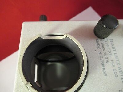 FOR PARTS LEITZ 514660 LAMP HOUSING ILLUMINATOR MICROSCOPE PART OPTICS &91-FT-B