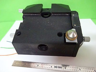 MICROSCOPE PART POLYVAR REICHERT LEICA NOSEPIECE HOLDER AS IS BIN#W2-02