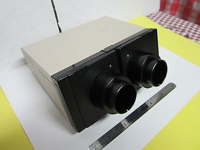 OLYMPUS LARGE HEAD MICROSCOPE PART OPTICS BIN#H2-01