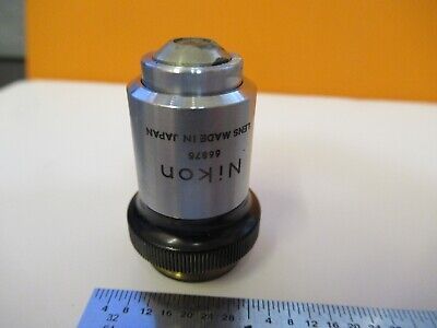 NIKON JAPAN OBJECTIVE PLAN 40X OPTICS MICROSCOPE PART AS PICTURED &FT-1-A-27