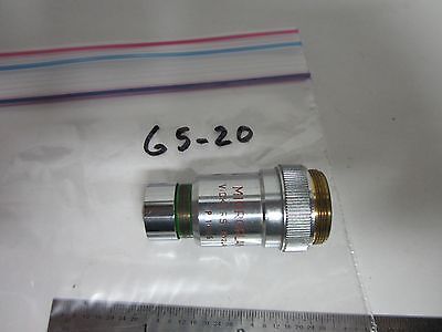 OBJECTIVE VICKERS ENGLAND 40X MET OPTICS MICROSCOPE AS IS BIN#G5-20