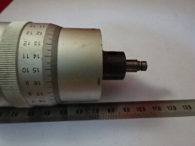 MITUTOYO HUGE MICROMETER SCREW POSITIONING MEASURE MICROSCOPE PART AS IS &99-06