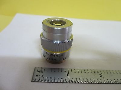 FOR PARTS MICROSCOPE LEITZ GERMANY OBJECTIVE 10X NPL OPTICS AS IS BIN#T9-44