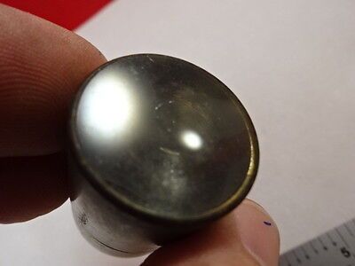 ANTIQUE BRASS MOUNTED LENS MICROSCOPE PART OPTICS #L9-B-33