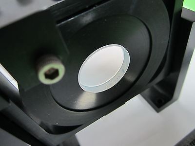 OPTICAL NEWPORT MOUNTED FILTER LENS ?? WEIRD OPTICS AS IS ?? BIN#G2-08