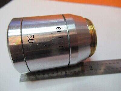 POLYVAR REICHERT AUSTRIA OBJECTIVE 50X IK MICROSCOPE PART AS PICTURE &W8-A-83