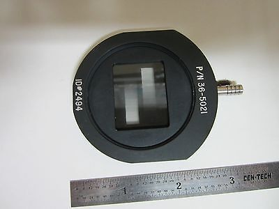 OPTICAL FILTER CONTRAST SLIDE BLACK WHITE GRAYS LASER OPTICS AS IS BIN#G4-08