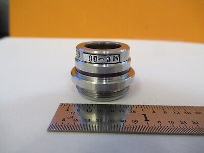 EALING 5X OBJECTIVE LENS MICROSCOPE PART OPTICS AS PICTURED &85-B-92